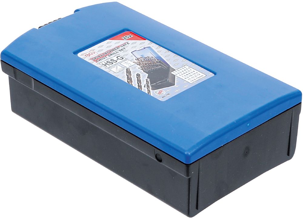 Produktbild BGS Spiralbohrer Satz 1 - 13 mm 25 teilig HSS-G M35 Cobaltstahl bild 5