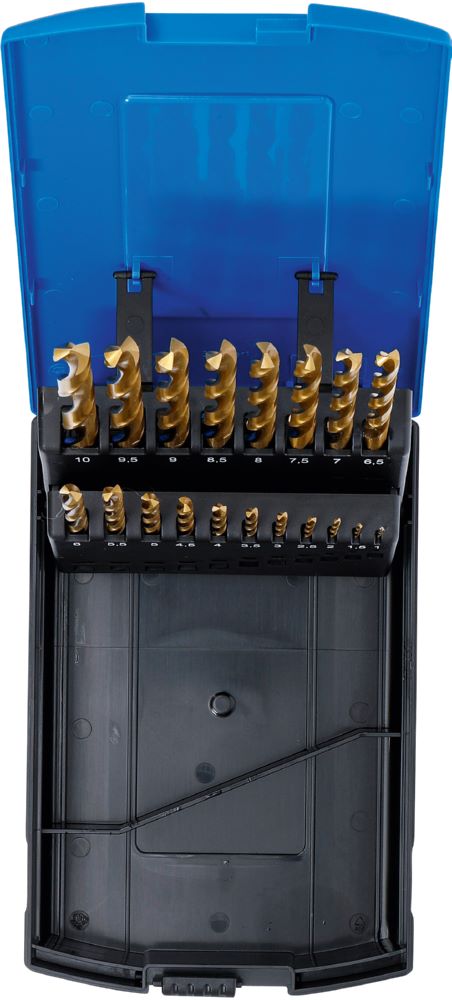 Produktbild BGS Spiralbohrer Satz 1 - 10 mm HSS-G titan-nitriert 19 teilig bild 4