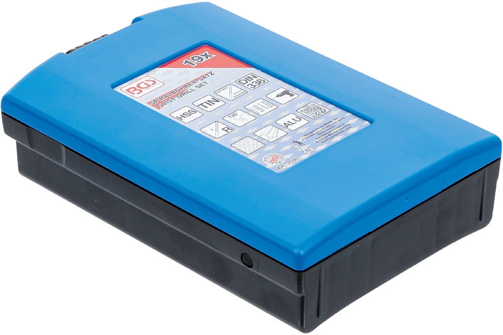 Produktbild BGS Spiralbohrer Satz 1 - 10 mm HSS-G titan-nitriert 19 teilig bild 5