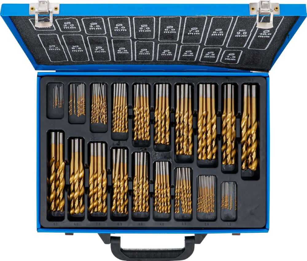 Produktbild BGS Spiralbohrer Satz HSS titan-nitriert 1 - 10 mm 170 teilig bild 4