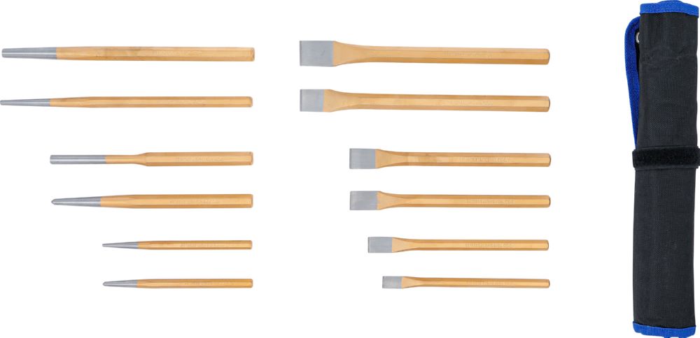 Produktbild BGS Splintentreiber/ Meissel-/ Körner Satz 12 teilig bild 4