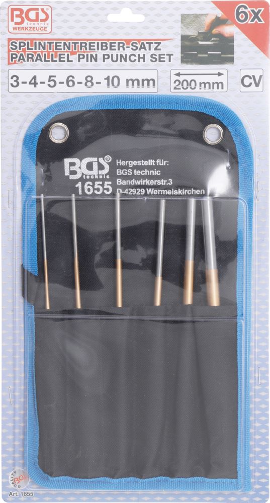 Produktbild BGS Splintentreiber Satz 200 mm 3 - 10 mm 6 teilig bild 3