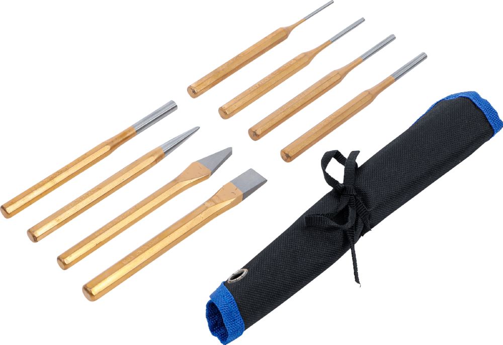 Produktbild BGS Splintentreiber Satz 150 mm mit Meißel und Körner 8 teilig bild 3