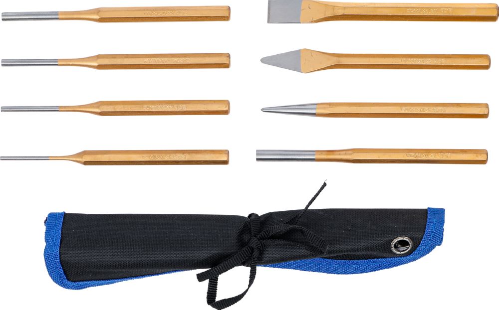 Produktbild BGS Splintentreiber Satz 150 mm mit Meißel und Körner 8 teilig bild 4
