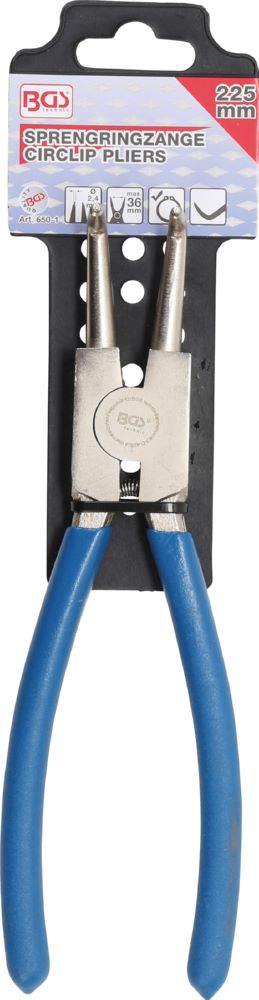 Produktbild BGS Sprengringzange abgewinkelt für Außensprengringe 225 mm bild 4