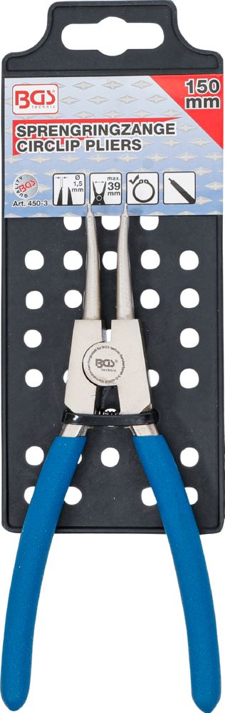 Produktbild BGS Sprengringzange gerade für Außensprengringe 150 mm bild 5
