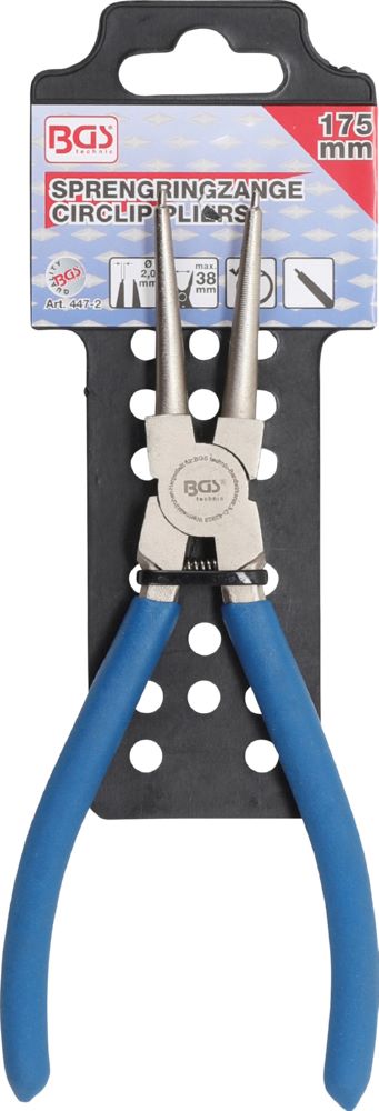 Produktbild BGS Sprengringzange gerade für Innensprengringe 175 mm bild 4