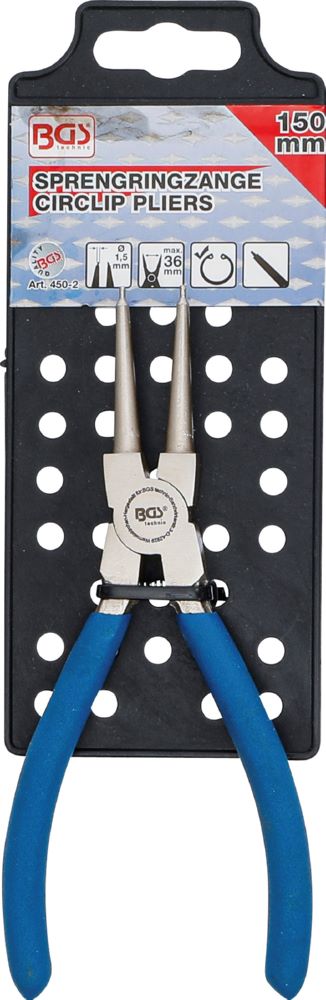 Produktbild BGS Sprengringzange gerade für Innensprengringe 150 mm bild 5