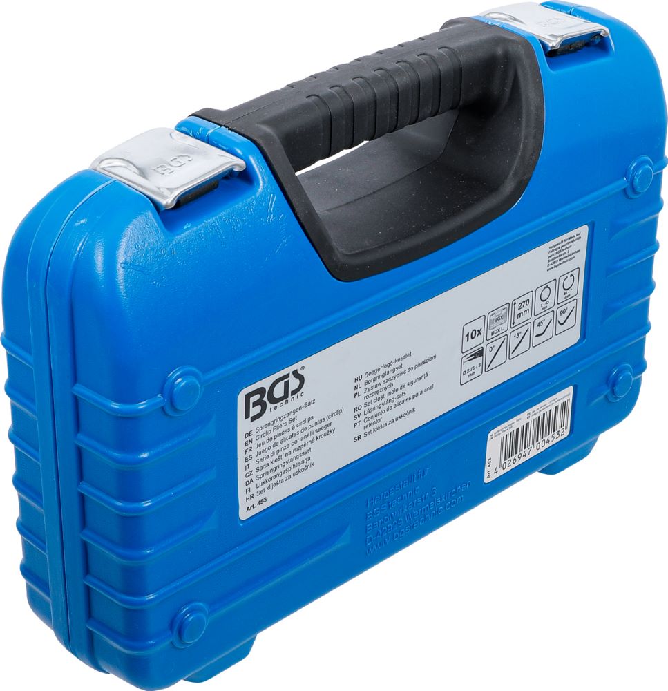 Produktbild BGS Sprengringzangen Satz auswechselbare Spitzen 10 teilig bild 6