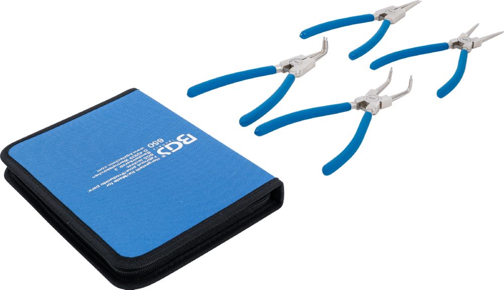 Produktbild BGS Sprengringzangen Satz 225 mm 4 teilig Blau bild 3