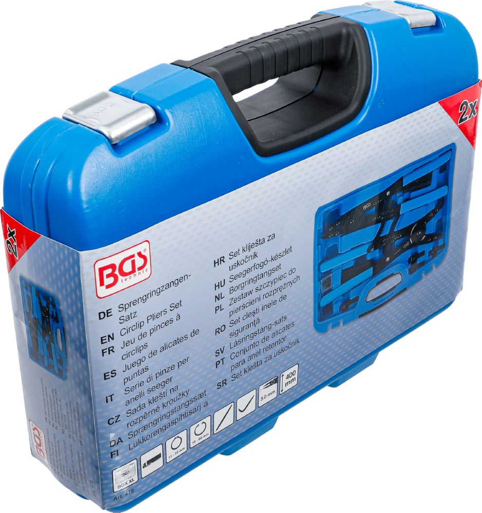Produktbild BGS Sprengringzangen Satz für NFZ auswechselbare Spitzen 400 mm bild 9