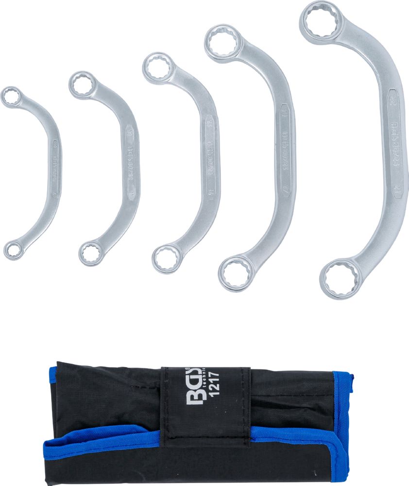 Produktbild BGS Starter und Blockschlüssel Satz 8 x 10 - 21 x 22 mm 5 teilig bild 3