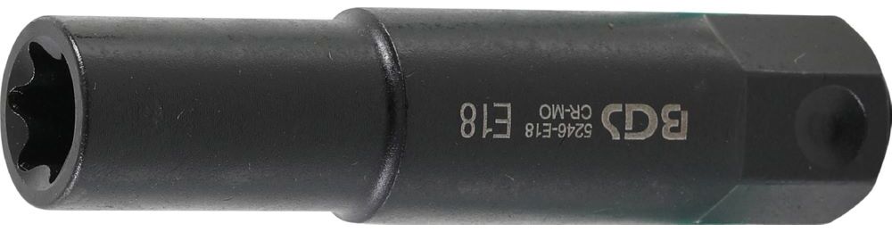 Produktbild BGS Steckschlüssel Einsatz E-Profil extra lang Antrieb Außensechskant 22 mm E18