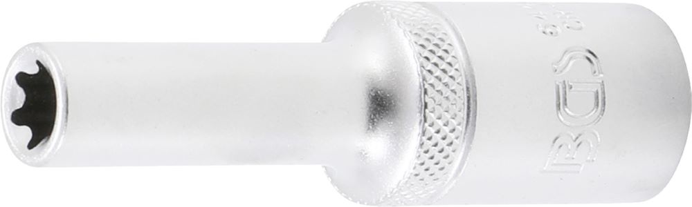 Produktbild BGS Steckschlüssel Einsatz E-Profil tief Antrieb Innenvierkant 1/2 Zoll E10