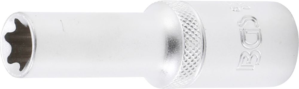 Produktbild BGS Steckschlüssel Einsatz E-Profil tief Antrieb Innenvierkant 1/2 Zoll E14