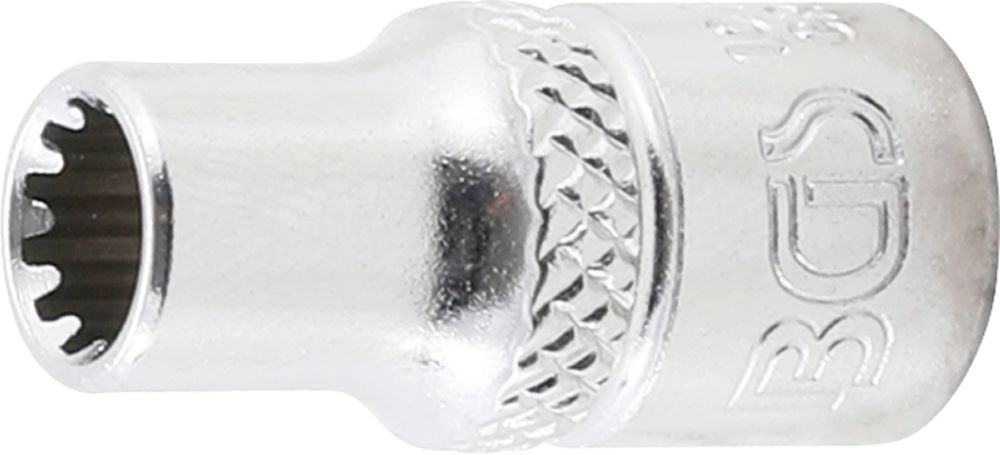 Produktbild BGS Steckschlüssel Einsatz 5,5 mm Gear Lock Antrieb Innenvierkant 6,3 mm 1/4 Zoll
