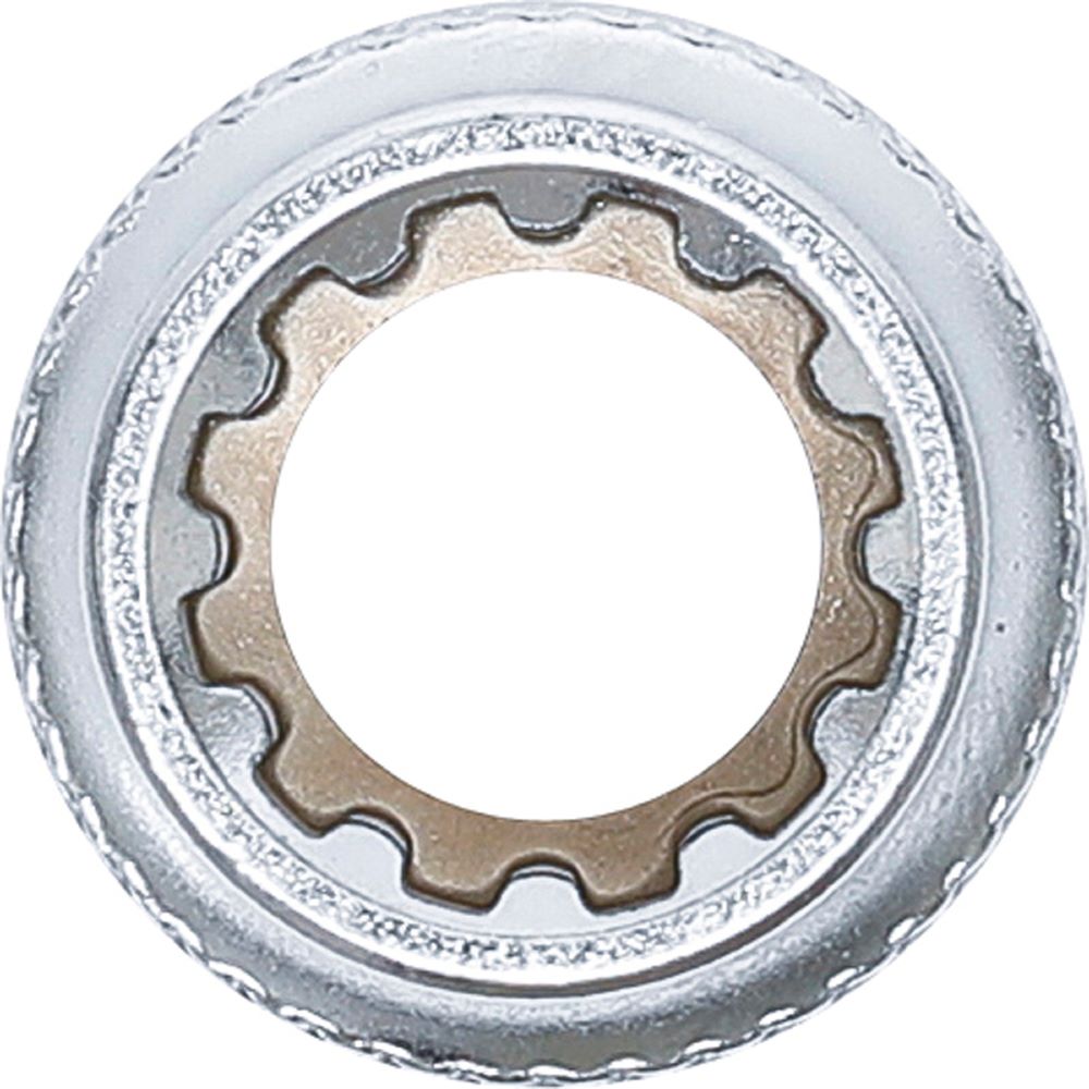 Produktbild BGS Steckschlüssel Einsatz 12 mm Gear Lock Antrieb Innenvierkant 12,5 mm 1/2 Zoll bild 2