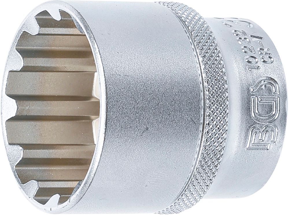 Produktbild BGS Steckschlüssel Einsatz 32 mm Gear Lock Antrieb Innenvierkant 12,5 mm 1/2 Zoll