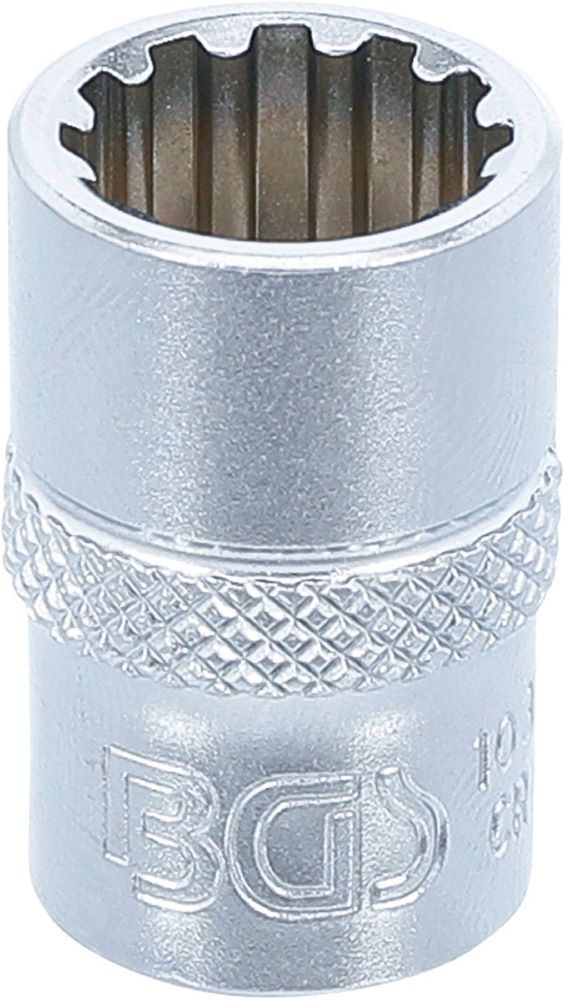 Produktbild BGS Steckschlüssel Einsatz 12 mm Gear Lock Antrieb Innenvierkant 10 mm 3/8 Zoll