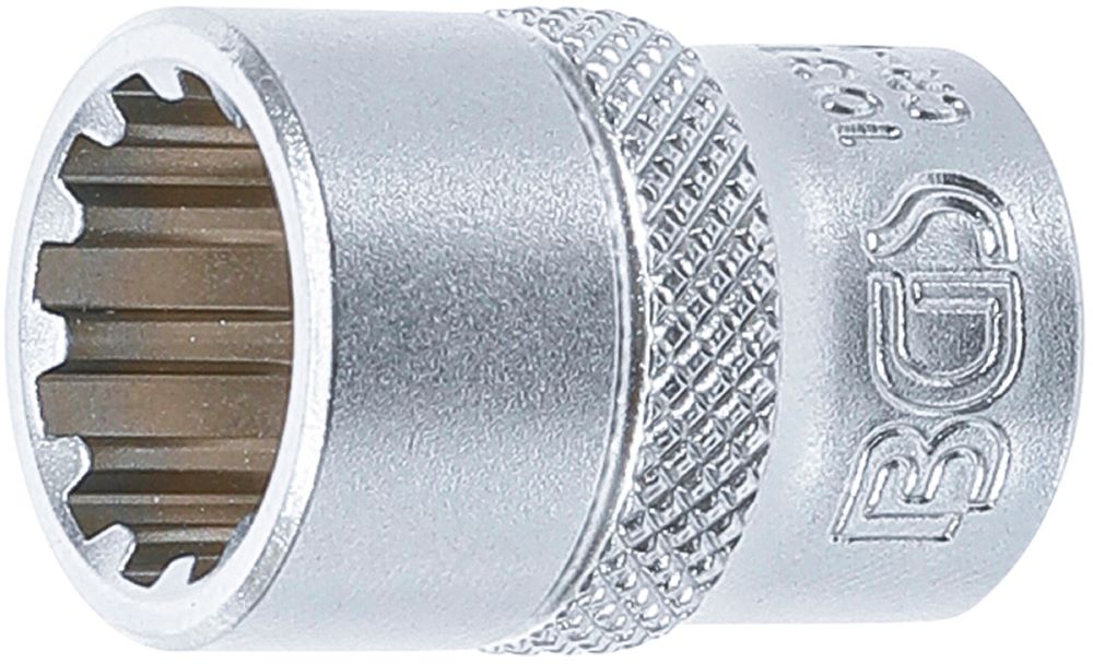 Produktbild BGS Steckschlüssel Einsatz 13 mm Gear Lock Antrieb Innenvierkant 10 mm 3/8 Zoll