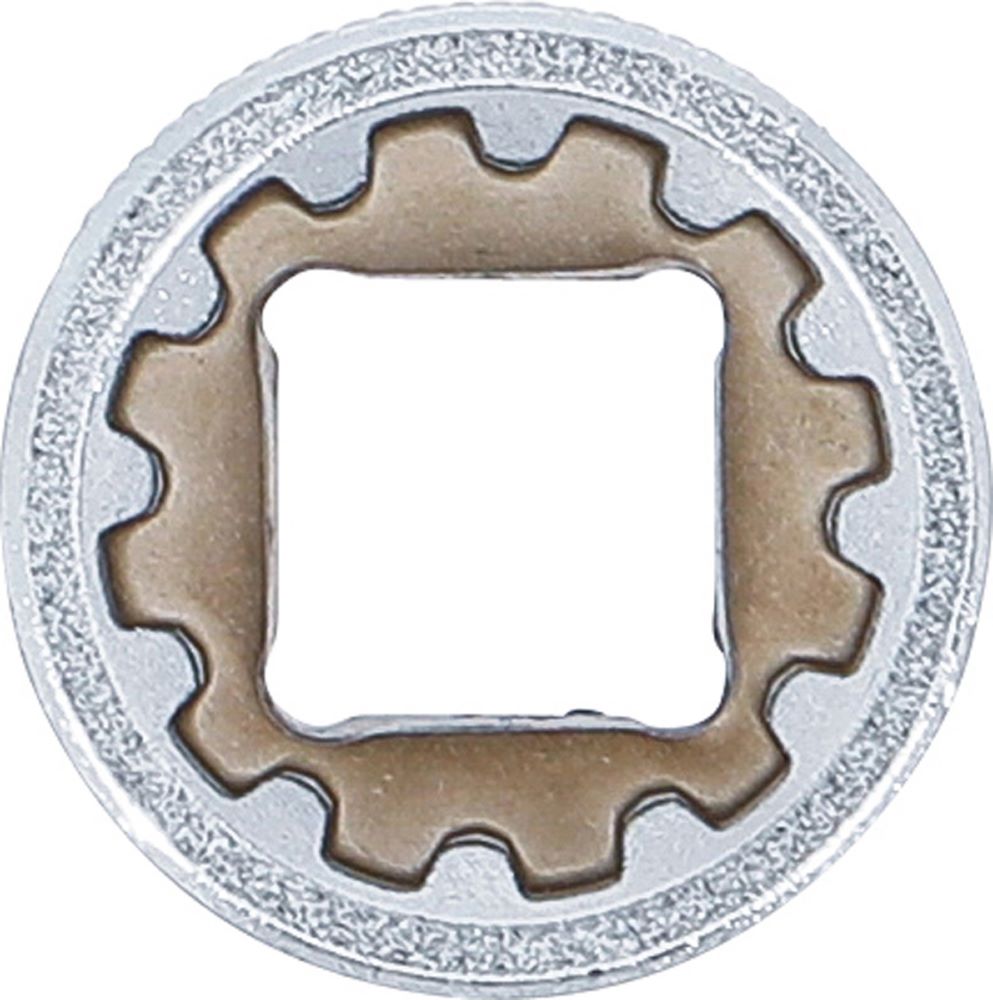Produktbild BGS Steckschlüssel Einsatz 14 mm Gear Lock Antrieb Innenvierkant 10 mm 3/8 Zoll bild 2