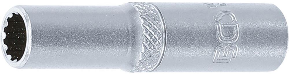 Produktbild BGS Steckschlüssel Einsatz 7 mm Gear Lock tief Antrieb Innenvierkant 6,3 mm 1/4 Zoll