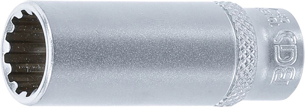 Produktbild BGS Steckschlüssel Einsatz 12 mm Gear Lock Antrieb Innenvierkant 6,3 mm 1/4 Zoll