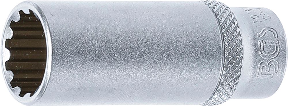 Produktbild BGS Steckschlüssel Einsatz 13 mm Gear Lock Antrieb Innenvierkant 6,3 mm 1/4 Zoll