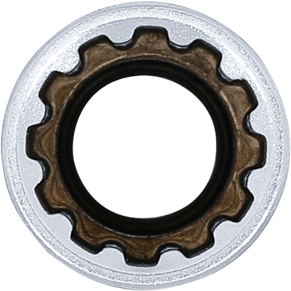 Produktbild BGS Steckschlüssel Einsatz 15 mm Gear Lock Antrieb Innenvierkant 12,5 mm 1/2 Zoll bild 2