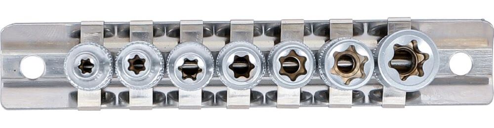 Produktbild Steckschlüssel Einsatz Satz E-Profil E4-E11 7 teilig bild 3