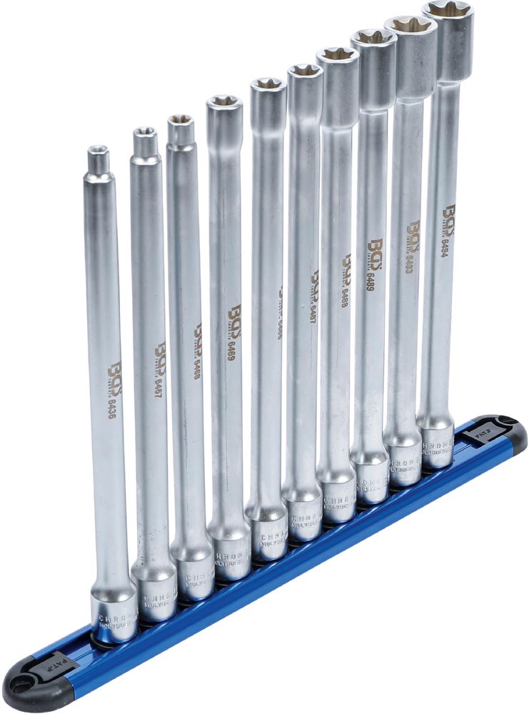 Produktbild BGS Steckschlüssel Einsatz Satz E-Profil XXL Innenvierkant 3/8 Zoll 10 teilig