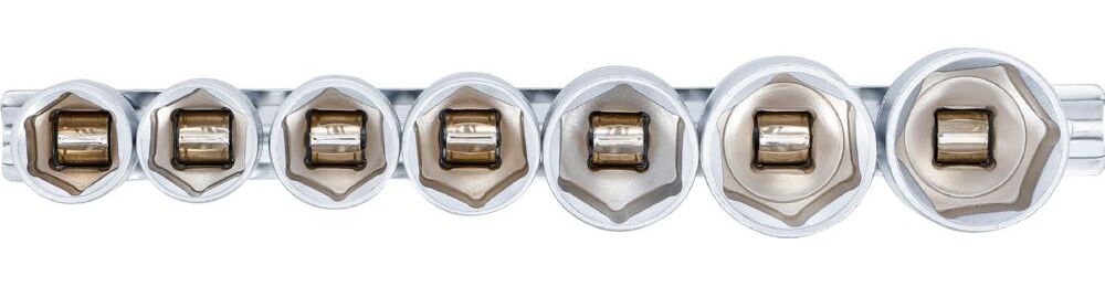 Produktbild Steckschlüssel Einsatz Satz Sechskant Antrieb Innenvierkant 1/2 Zoll 20-32 mm bild 3