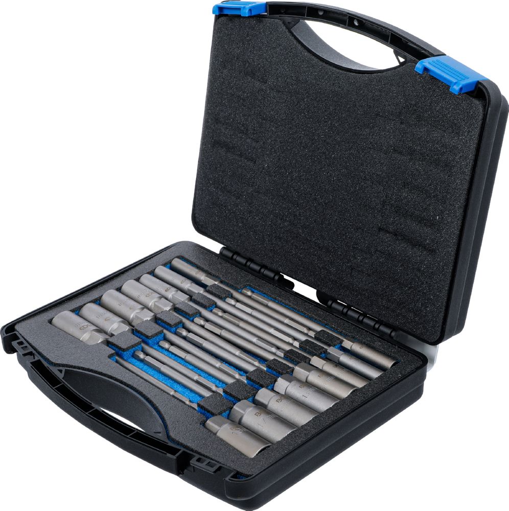 Produktbild Steckschlüssel Einsatz Satz Sechskant extra lang 5,5-19 mm 15 teilig bild 4