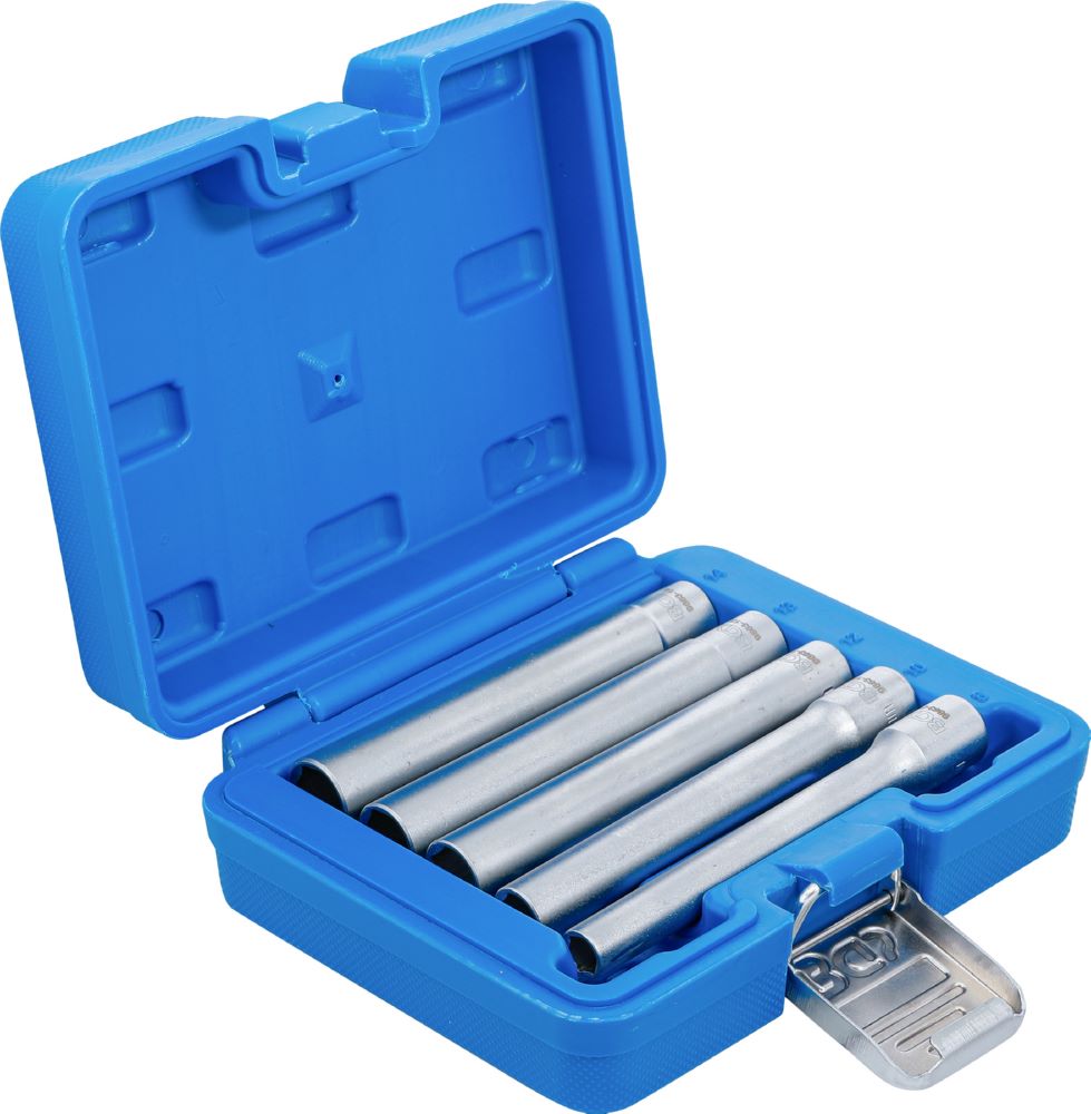 Produktbild Steckschlüssel Einsatz Satz Sechskant extra tief Innenvierkant 3/8 Zoll 5 teilig bild 2