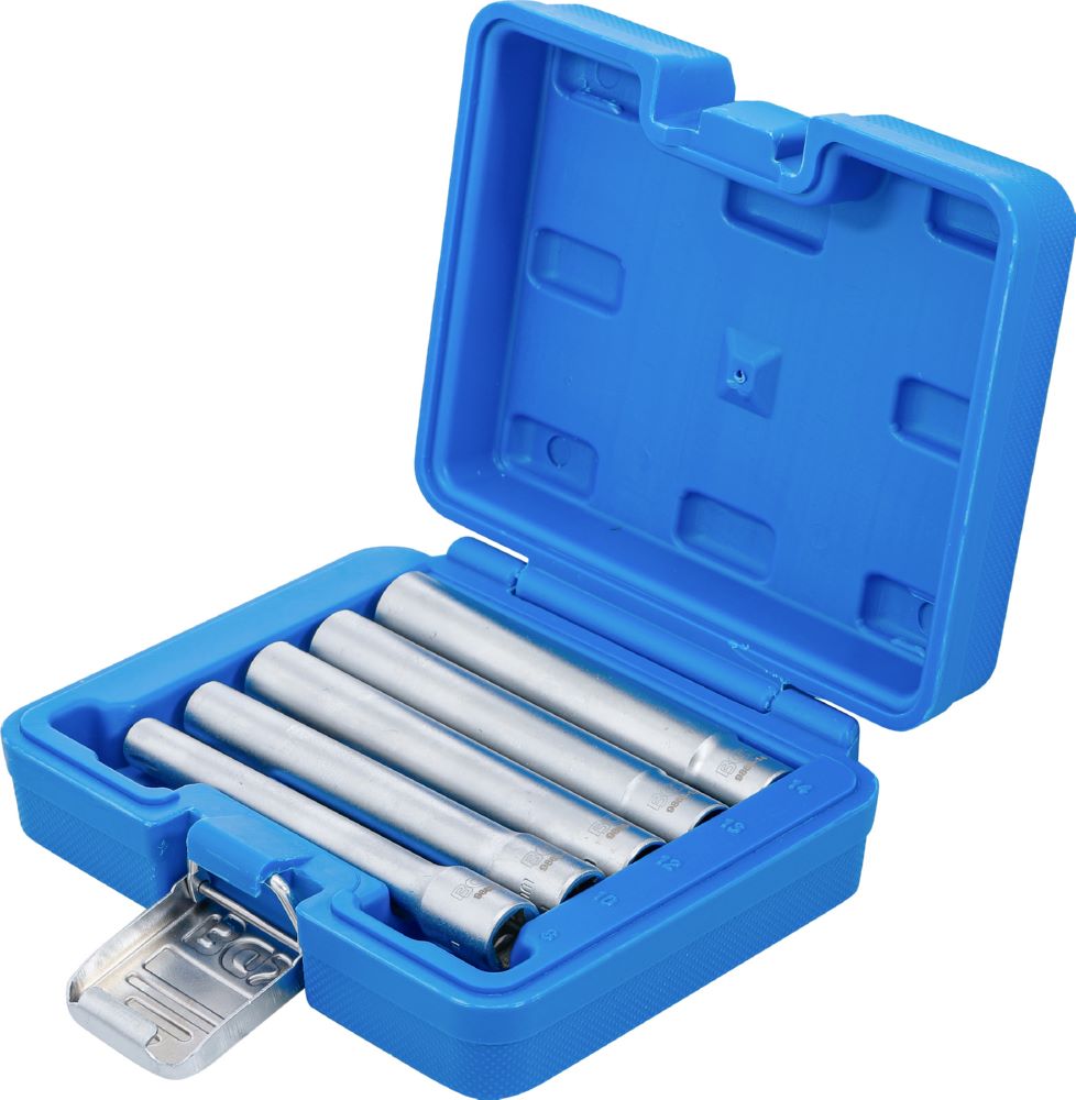 Produktbild Steckschlüssel Einsatz Satz Sechskant extra tief Innenvierkant 3/8 Zoll 5 teilig bild 3