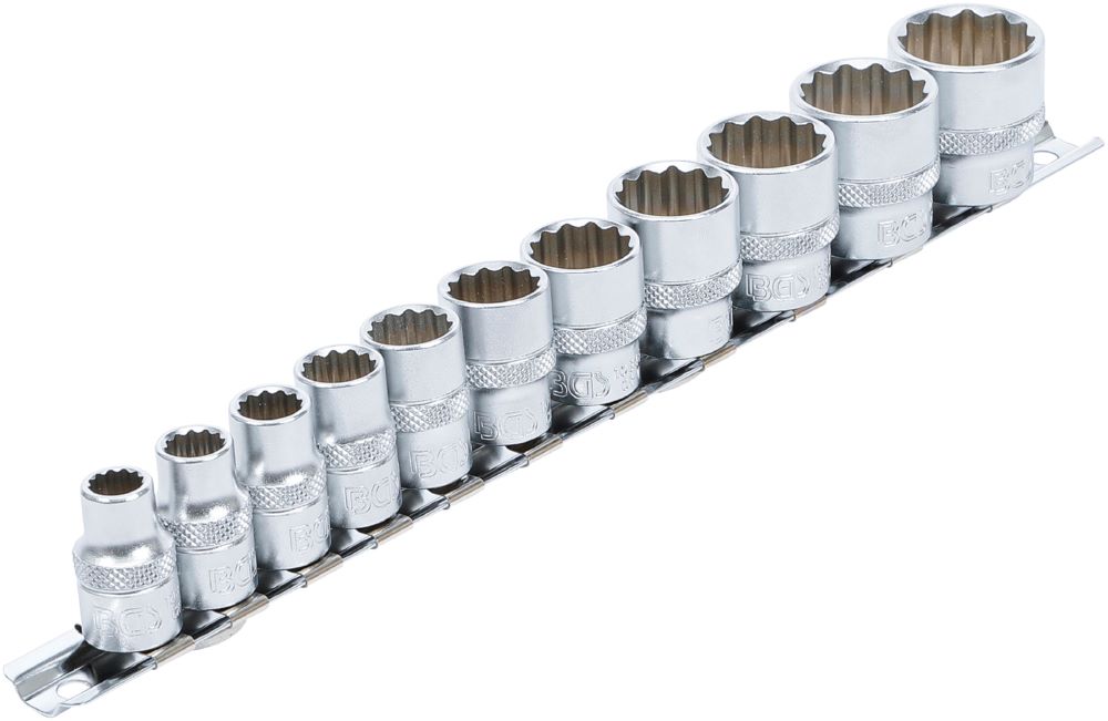 Produktbild Steckschlüssel Einsatz Satz Zwölfkant Innenvierkant 3/8 Zoll 11 teilig bild 2