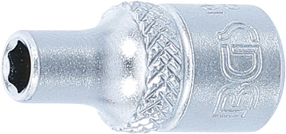 Produktbild BGS Steckschlüssel Einsatz 5/32 Zoll Sechskant Antrieb Innenvierkant 6,3 mm 1/4 Zoll