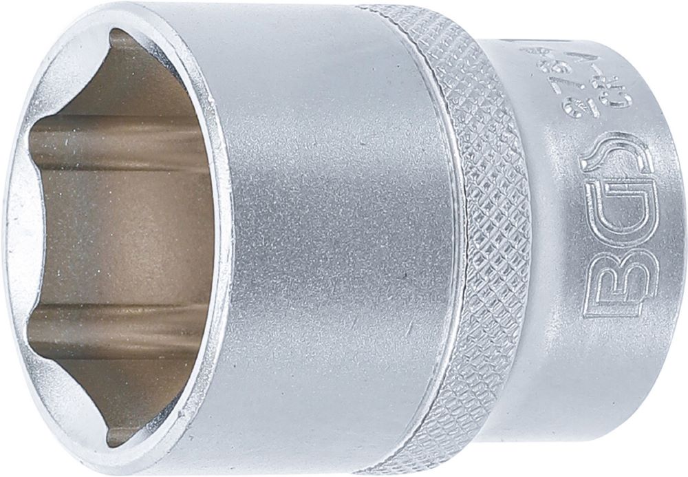 Produktbild BGS Steckschlüssel Einsatz 1.1/16 Zoll Sechskant Antrieb Innenvierkant 1/2 Zoll