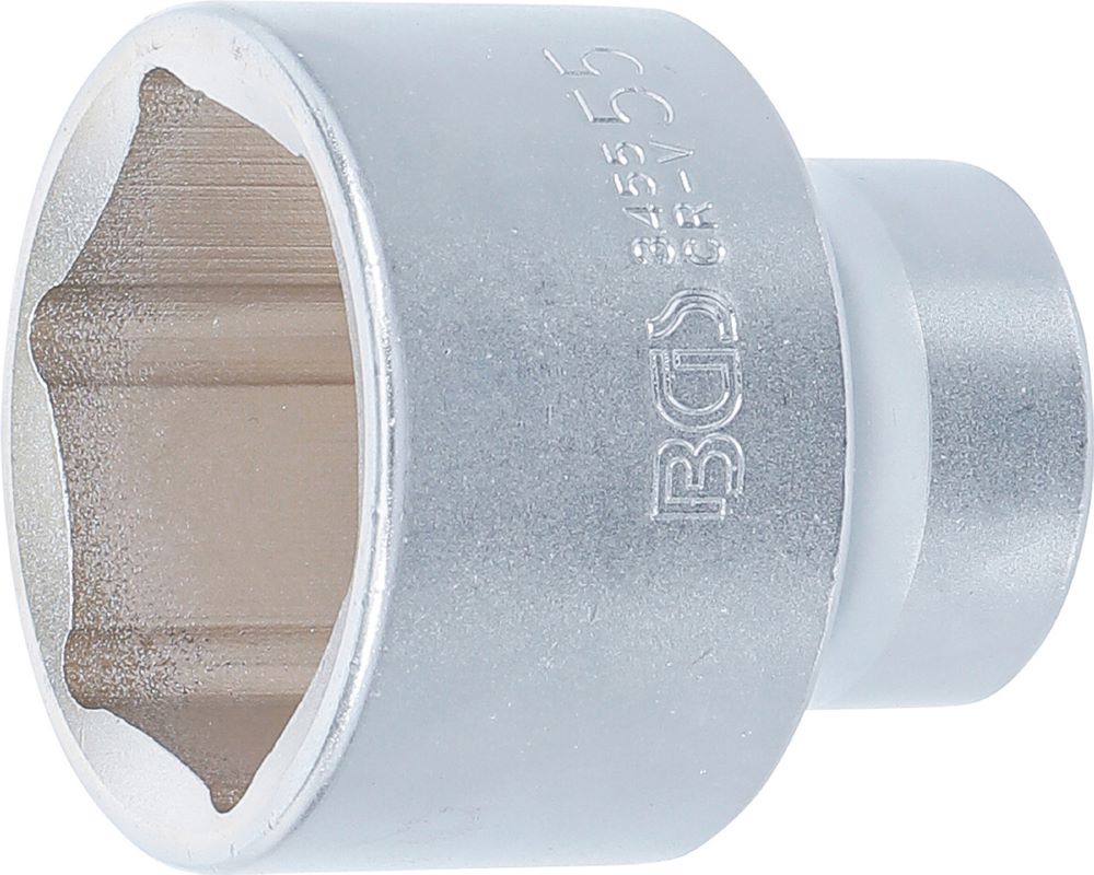 Produktbild BGS Steckschlüssel Einsatz Sechskant Antrieb Innenvierkant 3/4 Zoll 55 mm