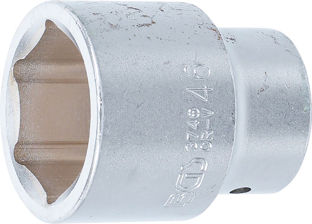 Produktbild BGS Steckschlüssel Einsatz Sechskant Antrieb Innenvierkant 1 Zoll 46 mm