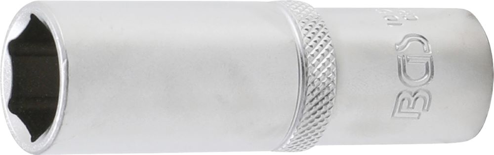 Produktbild BGS Steckschlüssel Einsatz 17 mm Sechskant tief Antrieb Innenvierkant 12,5 mm