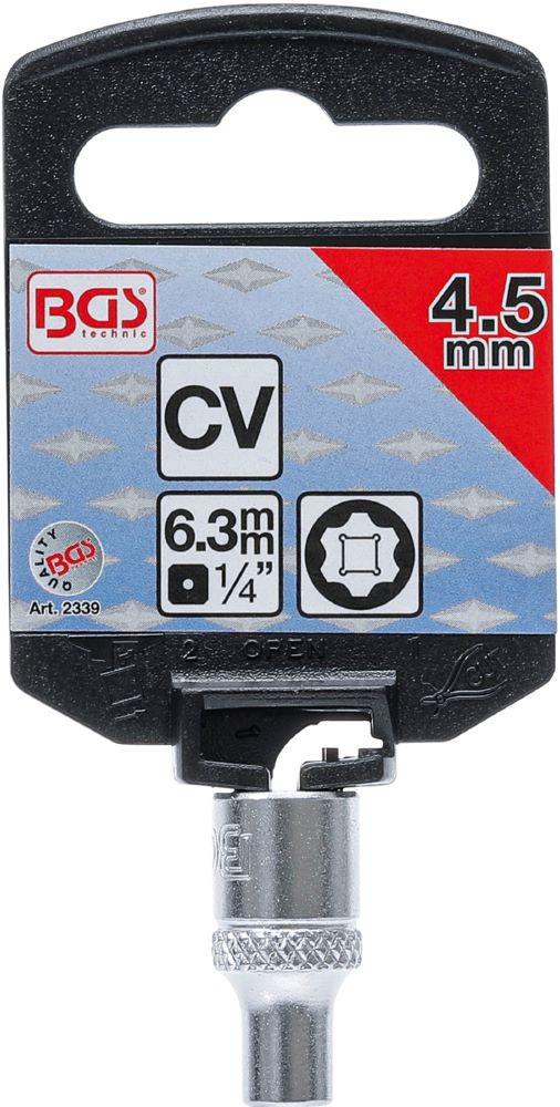 Produktbild Steckschlüssel Einsatz Super Lock Innenvierkant 1/4 Zoll 4,5 mm bild 3