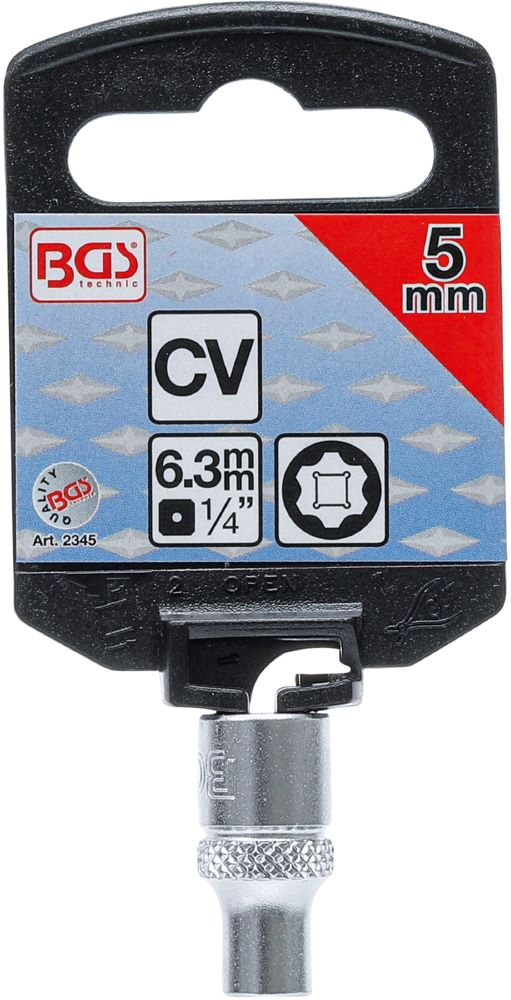 Produktbild Steckschlüssel Einsatz Super Lock Innenvierkant 1/4 Zoll 5,0 mm bild 3