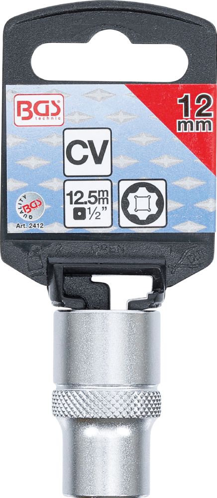 Produktbild Steckschlüssel Einsatz Super Lock Innenvierkant 1/2 Zoll 12 mm bild 3