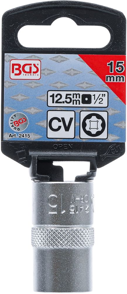 Produktbild Steckschlüssel Einsatz Super Lock Innenvierkant 1/2 Zoll 15 mm bild 3