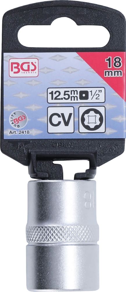 Produktbild Steckschlüssel Einsatz Super Lock Innenvierkant 1/2 Zoll 18 mm bild 2