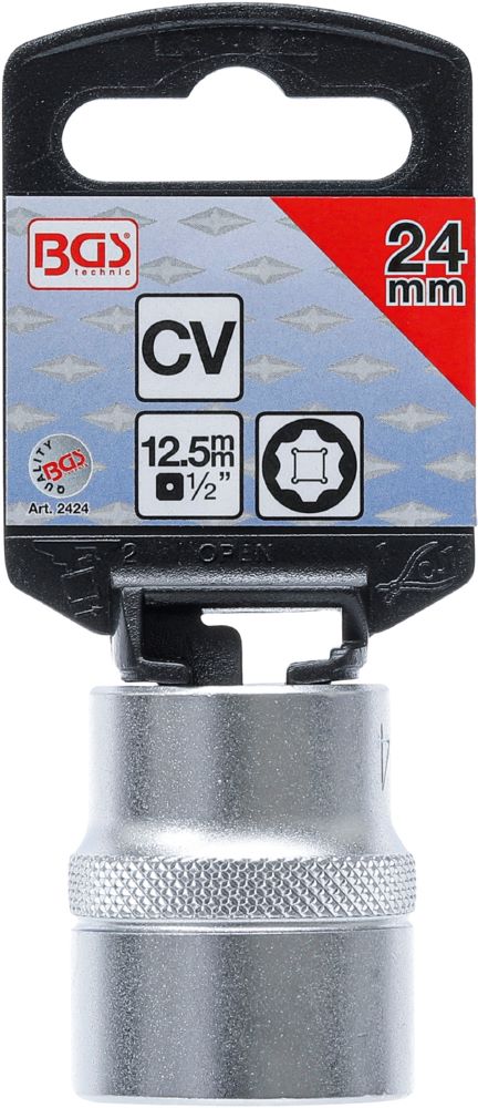 Produktbild Steckschlüssel Einsatz Super Lock Innenvierkant 1/2 Zoll 24 mm bild 3