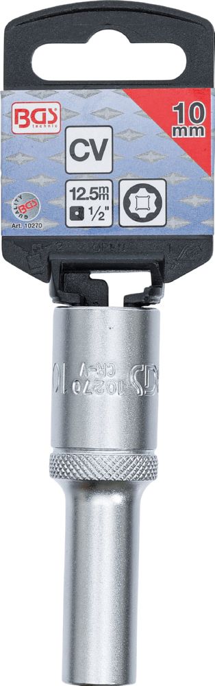 Produktbild BGS Steckschlüssel Einsatz 10 mm Super Lock Antrieb Innenvierkant 12,5 mm 1/2 Zoll bild 3