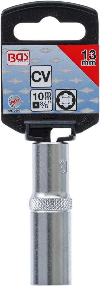 Produktbild Steckschlüssel Einsatz Super Lock tief Antrieb Innenvierkant 3/8 Zoll 13 mm bild 3