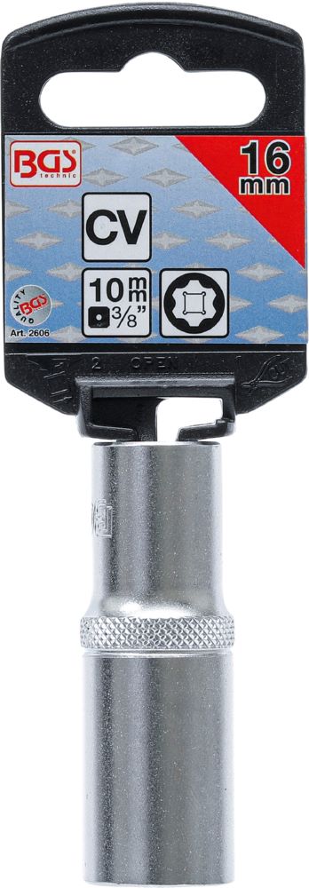 Produktbild Steckschlüssel Einsatz Super Lock tief Antrieb Innenvierkant 3/8 Zoll 16 mm bild 3